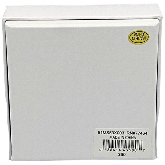 Michael Strahan Collection Brushed Chrome Look Metal Cufflinks And Tie Bar Set - Picture 2 of 5